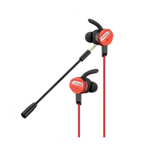 Ronin Gamerz Earphones Black/Red (R-007)