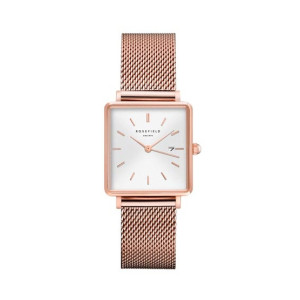 Rosefield The Boxy Women's Watch Rose Gold (QWSR-Q01)