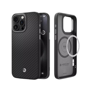 Spigen Enzo Aramid Magsafe Case For Apple iPhone 15 Pro Max Black (ACS07044)