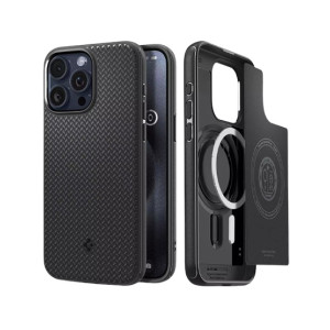 Spigen Mag Armor Magfit Case For Apple iPhone 15 Pro Max Matte Black (ACS06597)