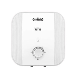 Super Asia Rapid Series Electric Water Geyser 10Ltr White (REH-10)