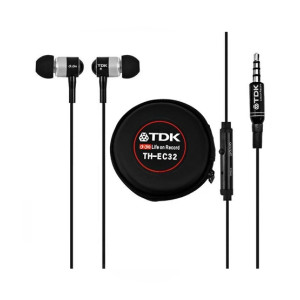 TDK Super Bass Metal Handsfree With Caring Case
