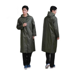 The AZY Rain Coat For Raining Season-Green