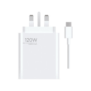 Xiaomi 120W 3 Pin Charging Adapter With Cable (Type-A)