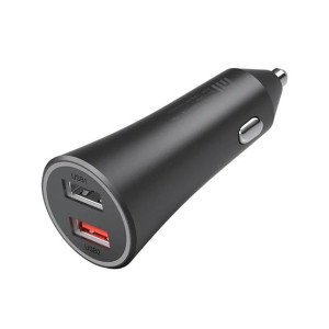 Xiaomi Mi 37W Dual Port USB Car Charger Black