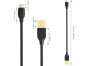 iShopping - Aukey Gold Plated Micro USB Cable 2ft Black (CB-MD2)