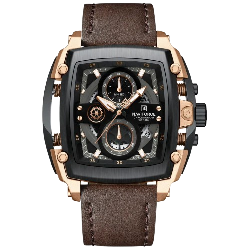 iShopping - Naviforce Nitro Chronograph Watch For Men Brown (NF-8067-6)