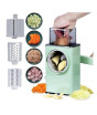 iShopping - Muzamil store 12 in 1 Vegetable Cutter Green - 1Pc