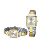 iShopping - Naviforce Square Class Edition Watch For Couple Two Tone (NF-9252c-2)