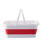 iShopping - Premier Home Collapsible Laundry Basket Red/White