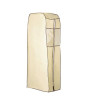 iShopping - Premier Home Cream Polyester Covered Hanging Wardrobe (1901132)