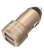 iShopping - RAVPower 24W Aluminum Alloy Dual USB Car Charger Gold (RP-VC006)