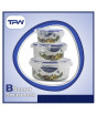 iShopping - TPWfamily Round Storage Box 3 Pcs Set (3.74 Litre)