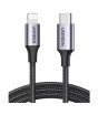 iShopping - Ugreen USB C to Lightning MFi Certified Cable Black 4.5 Ft (60760)