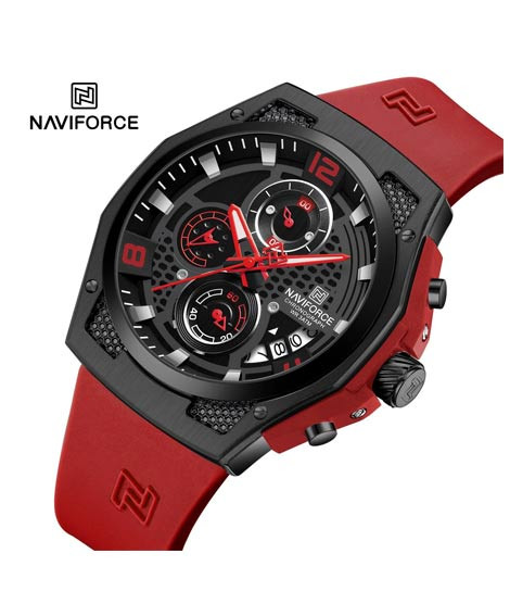 iShopping - Naviforce Crusader Watch For Men Red (Nf-8051t-4)