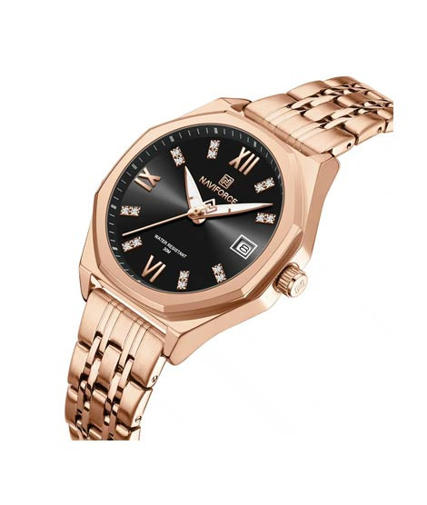 iShopping - Naviforce Sapphire Grace Watch For Women Rose Gold (NF-5052-2)