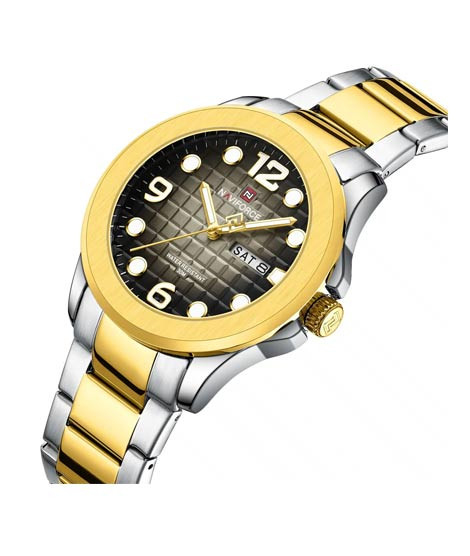 iShopping - Naviforce Luminox Watch For Men Two Tone (NF-9244-2)