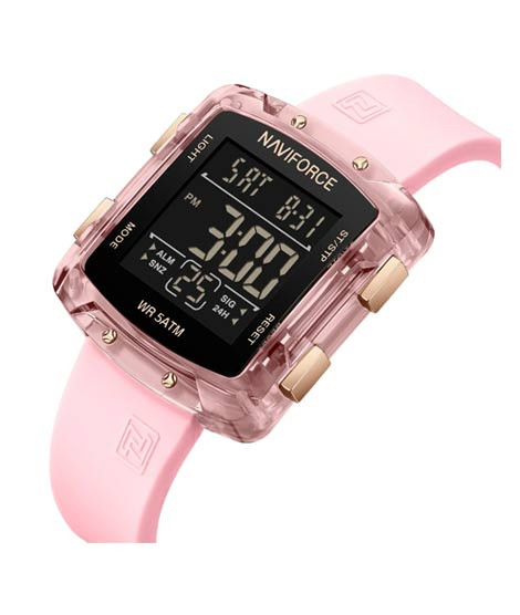 iShopping - Naviforce Digitron Watch For Women Pink (NF-7121-7)