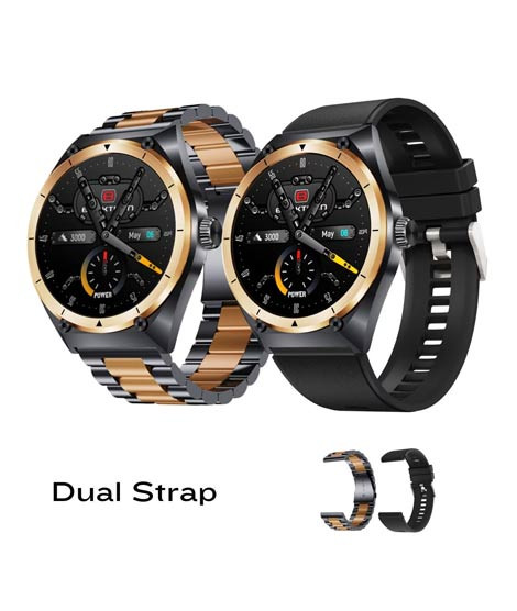 iShopping - Blaktron Infiniti X2 Dual Strap Smart Watch Black