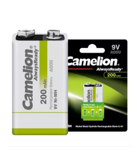 iShopping - Camelion AlwaysReady 200mAh Rechargeable Battery 9V
