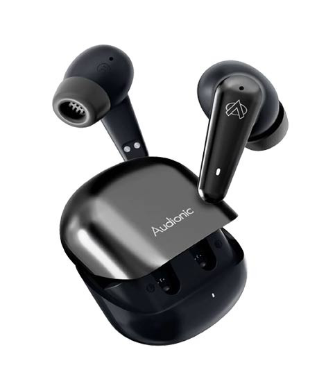 iShopping - Audionic Airbud 595 Flip Earbuds-Black