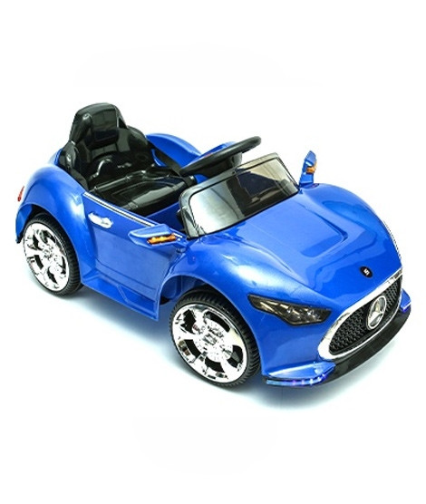 iShopping - Easy Shop 2 in 1 Remote Control & Battery Operated Car For Kids Blue