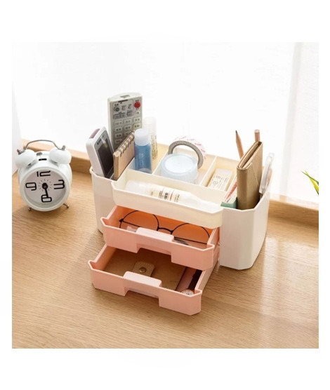 iShopping - Easy Shop Multi-Layer Cosmetic Organizer Pink