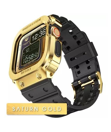 iShopping - Amband Apple Watch Band & Case Saturn Gold (AMT-2996)