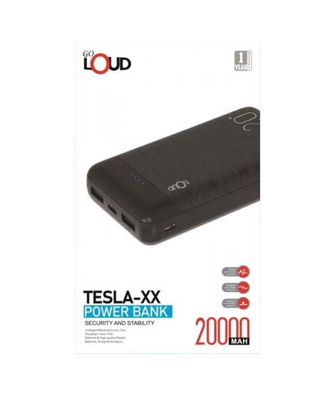 iShopping - Loud Tesla-XX 20000mAh Power Bank Black (PB400)