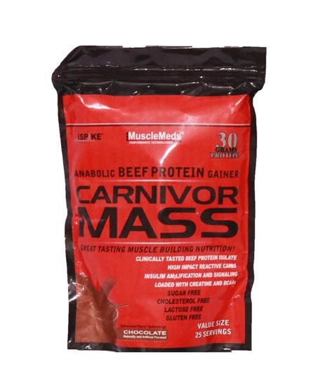 iShopping - MuscleMeds Anabolic Beef Protein Carnivor Mass Gainer Chocolate Flavour 2lb