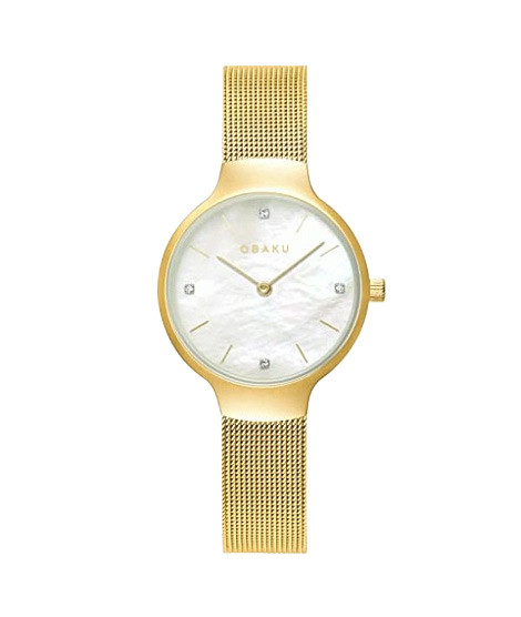 iShopping - Obaku Vikke Watch For Women Gold (V241LXGWMG)