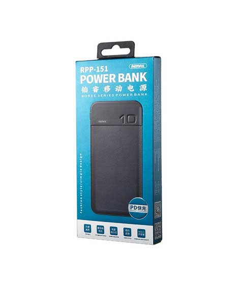 iShopping - Gmart Remax 10000mAh Platinum Core QC 3.0 Power Bank - Black ( RPP-151)