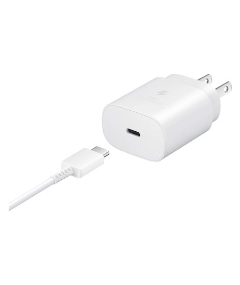 iShopping - Samsung S21 Series 25W Fast Charging Adapter With Cable White