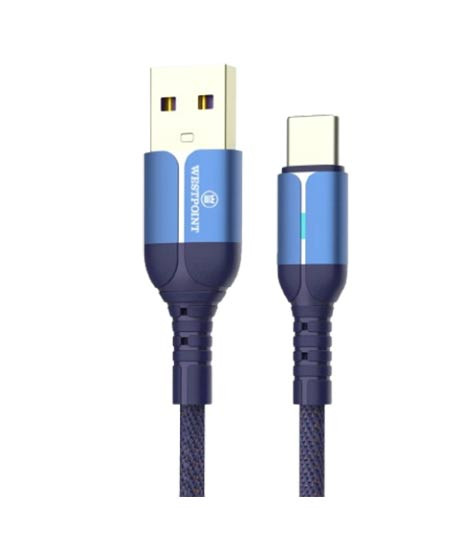 iShopping - Westpoint USB-A To Type-C LED Indicator Charging Cable 1m (WP-322)