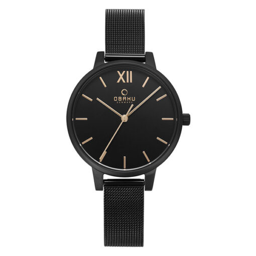 iShopping - Obaku Analog Watch For Women's Black (V209LXBBMB)