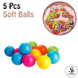iShopping - Alsimba Soft Plastic Tent Balls Set for Play House Tent and Swimming Pool (5-Balls-Set)